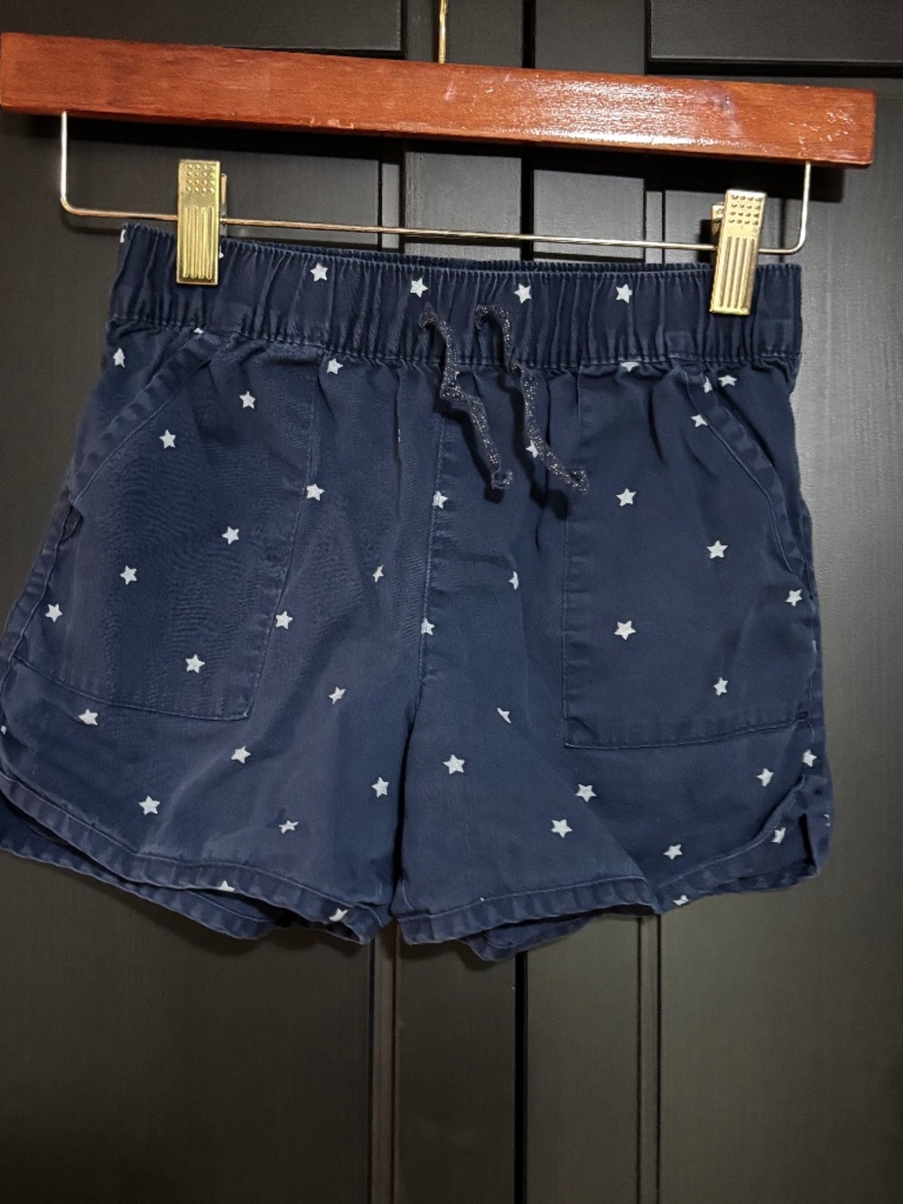 Carter's pull-on cotton canvas utility shorts, Size 8